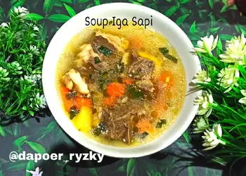 Mudah Cepat Memasak Soup Iga Sapi Ala Restoran