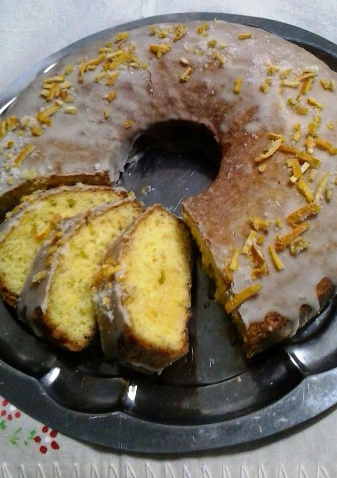 Una foto de Torta de naranja súper fácil