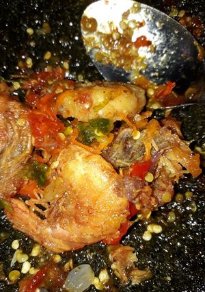 Foto resep Udang Tepung Geprek