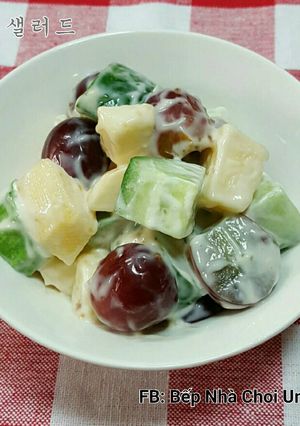 Hình của món Salad hoa quả 과일 샐러드.