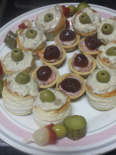 Una foto de Aperitivos con banderillas