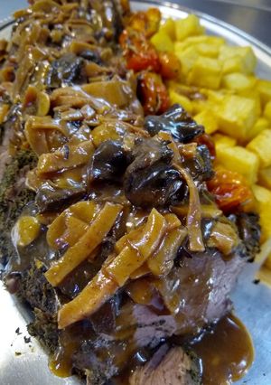 Una foto de Lomo con Salsa a la financiera (para cualquier carne)