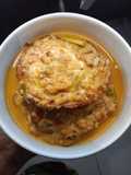 Telor ceplok kuah satan