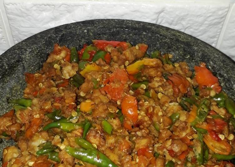 Sambel Bejeg Tempe😍