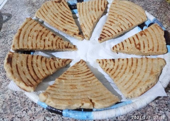 Galette au semoule de blé complet 🇩🇿