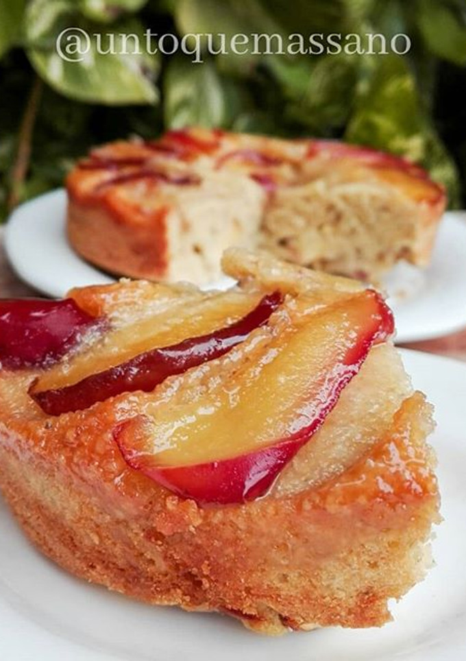 Una foto de Torta invertida de manzana (@untoquemassano)