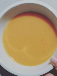 Una foto de Crema de calabaza