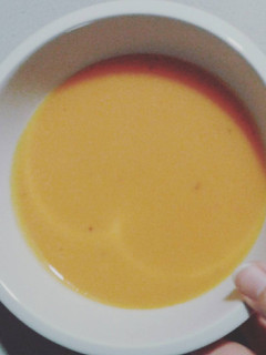 Una foto de Crema de calabaza