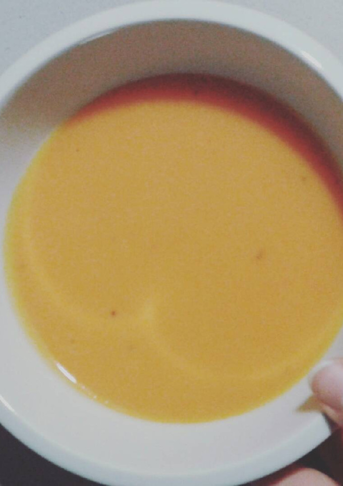 Una foto de Crema de calabaza