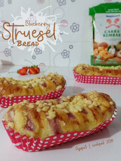 Foto resep ❤Blueberry Struesel Bread