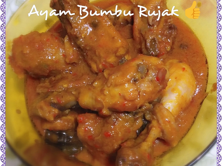 Resep Ayam Masak Bumbu Rujak Enak Terbaru