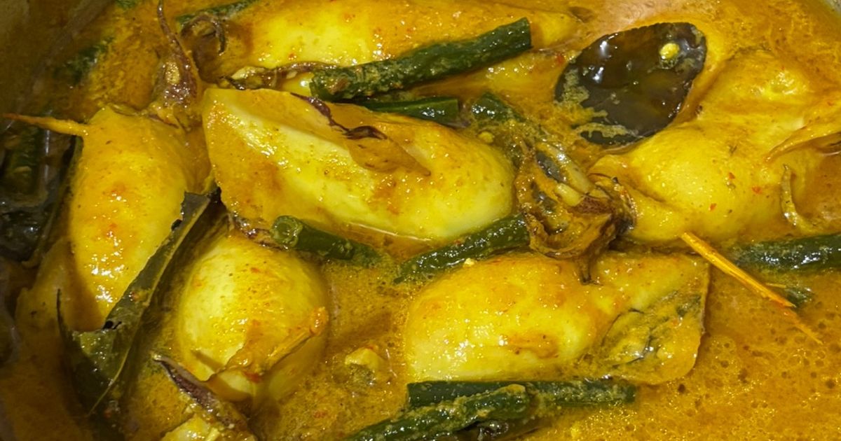 Gulai Cumi Tahu Telur Kacang Panjang