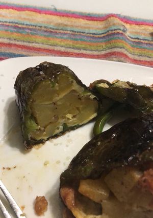 Una foto de Pimientos rellenos de tortilla de patata