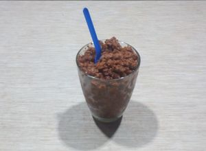 Una foto de Granita de maracuyá