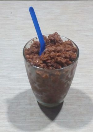 Una foto de Granita de maracuyá