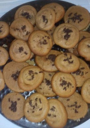 Una foto de Chocogalletas de maicena y naranja