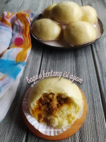 Langkah Gampang Menyiapkan Resep 249# Bapao kentang isi ayam yang Sempurna Anti Ribet, Mantap Sekali