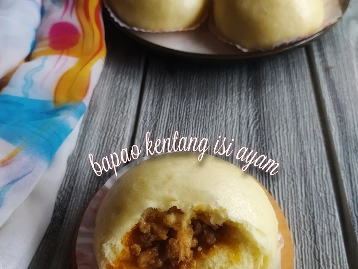 Langkah Gampang Menyiapkan Resep 249# Bapao kentang isi ayam yang Sempurna Anti Ribet, Mantap Sekali