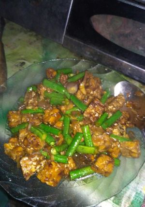 Foto resep Orek tempe kacang panjang