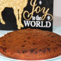 A picture of Kerala Christmas Fruit (Plum) Cake.