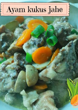 Foto resep Ayam kukus Jahe