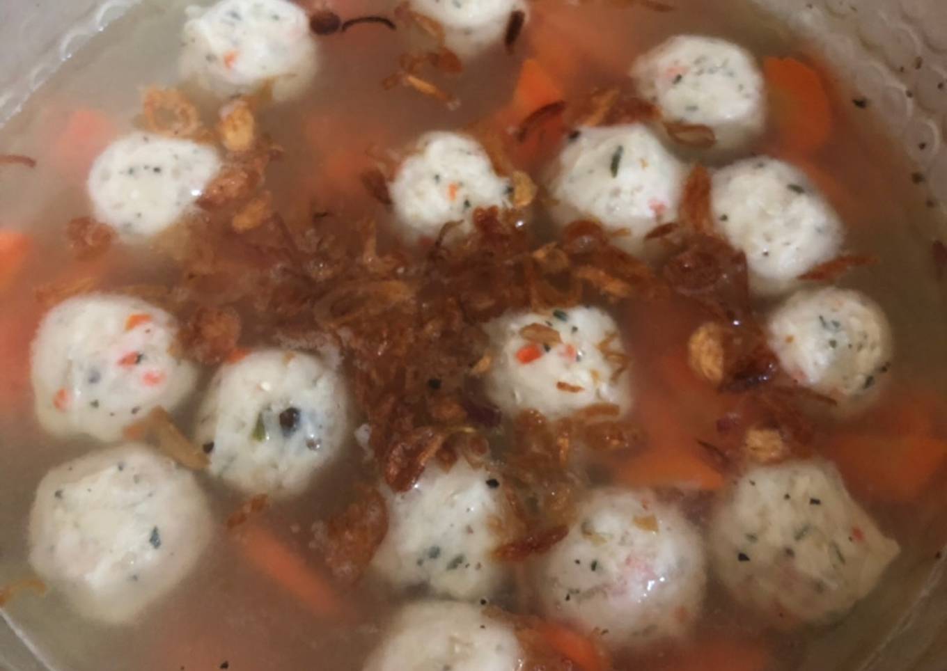 Mushroom Ball Soup