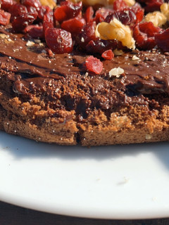 Una foto de Choco torta cetogènica