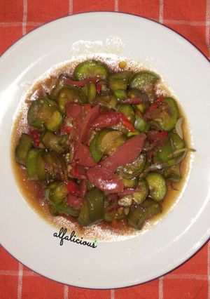 Foto resep Tumis Terong Sosis