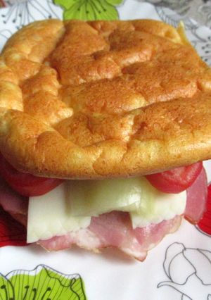 Felhő-szendvicskenyér recept fotója