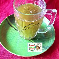 A picture of Homemade Sugarcane Juice.