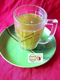 A picture of Homemade Sugarcane Juice.