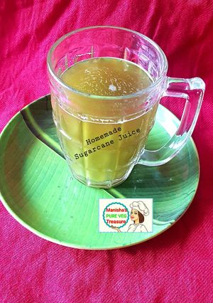 A picture of Homemade Sugarcane Juice.