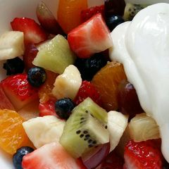 A picture of Vickys Fruit Salad GF DF EF SF NF.