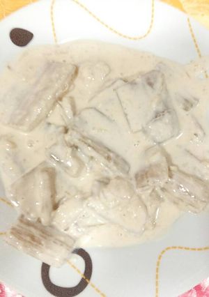 Una foto de Cardo de Ágreda con ajos y nueces