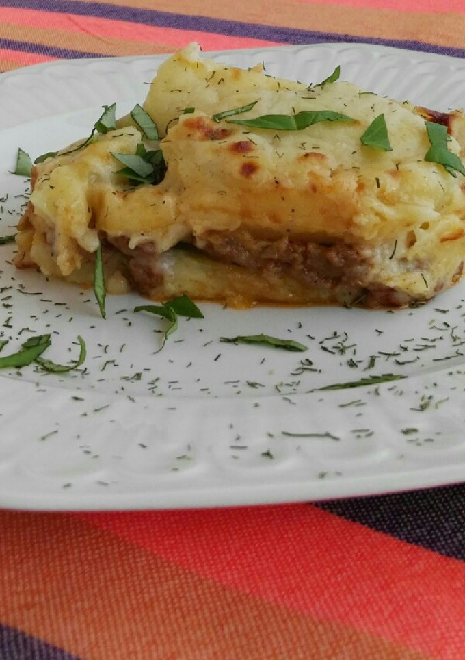 Una foto de Pastel de patatas con carne