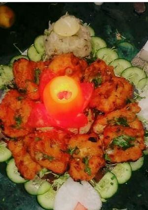 A picture of Fish achari tikka.