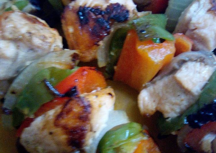 Pinchos de salmón