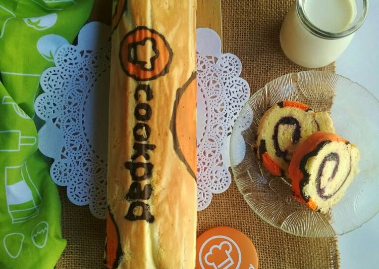 Resep Bolu Gulung Panggang Motif Cookpad yang sempurna