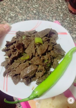 صورة لوصفة كبده اسكندراني (كبده الفلاح)