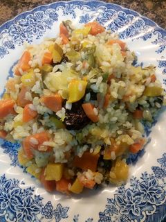Una foto de Arroz con verduritas