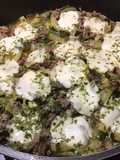 Bœuf épicé aux courgettes et mozzarella di buffala