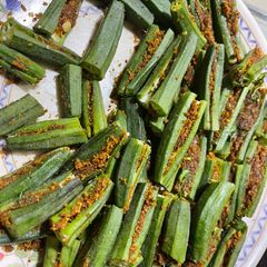 A picture of Bharva Bhindi 🧑‍🍳 (Okra Masala).