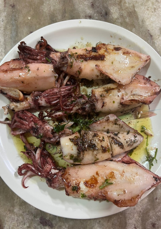 Una foto de Calamares al ajillo