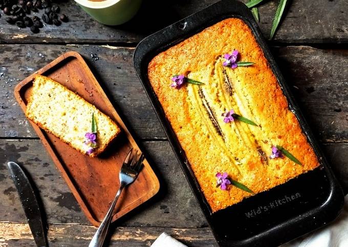 Resep Almond Pulpy Banana Cake yang Enak