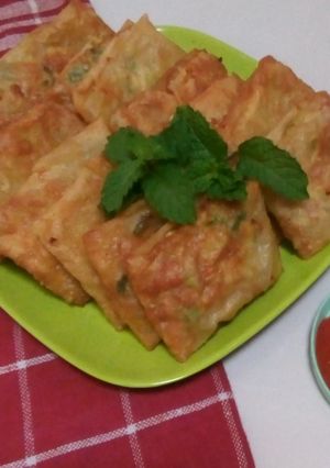 Foto resep Martabak telor sosis