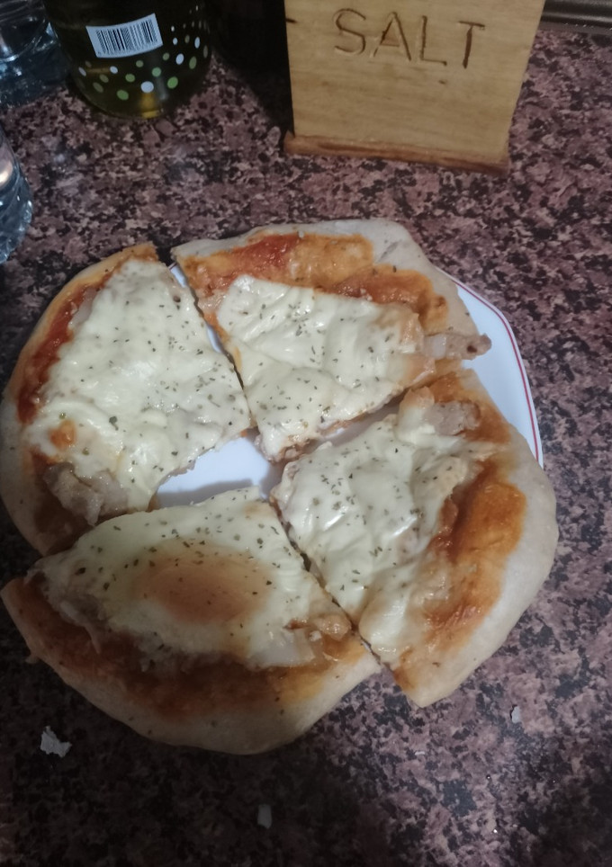 Una foto de Pizza de Panceta