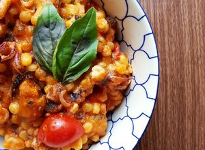 Foto di Fregola risottata con sughetto di pesce