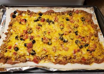 Easiest Way to Recipe Yummy Taco Pizza