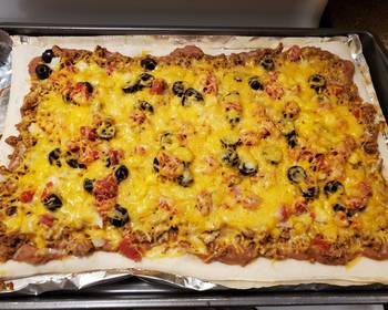 Easy Prepare Recipe Taco Pizza Yummy