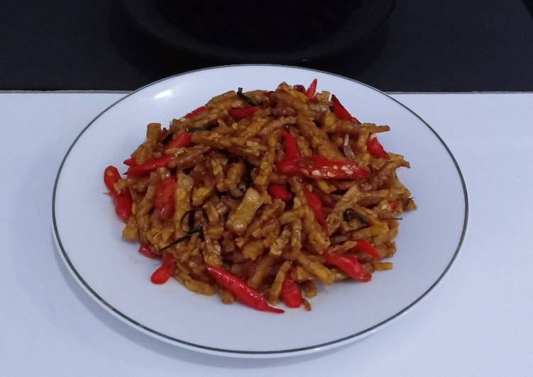 Bagaimana Membuat Kering tempe pedas manis, Menggugah Selera